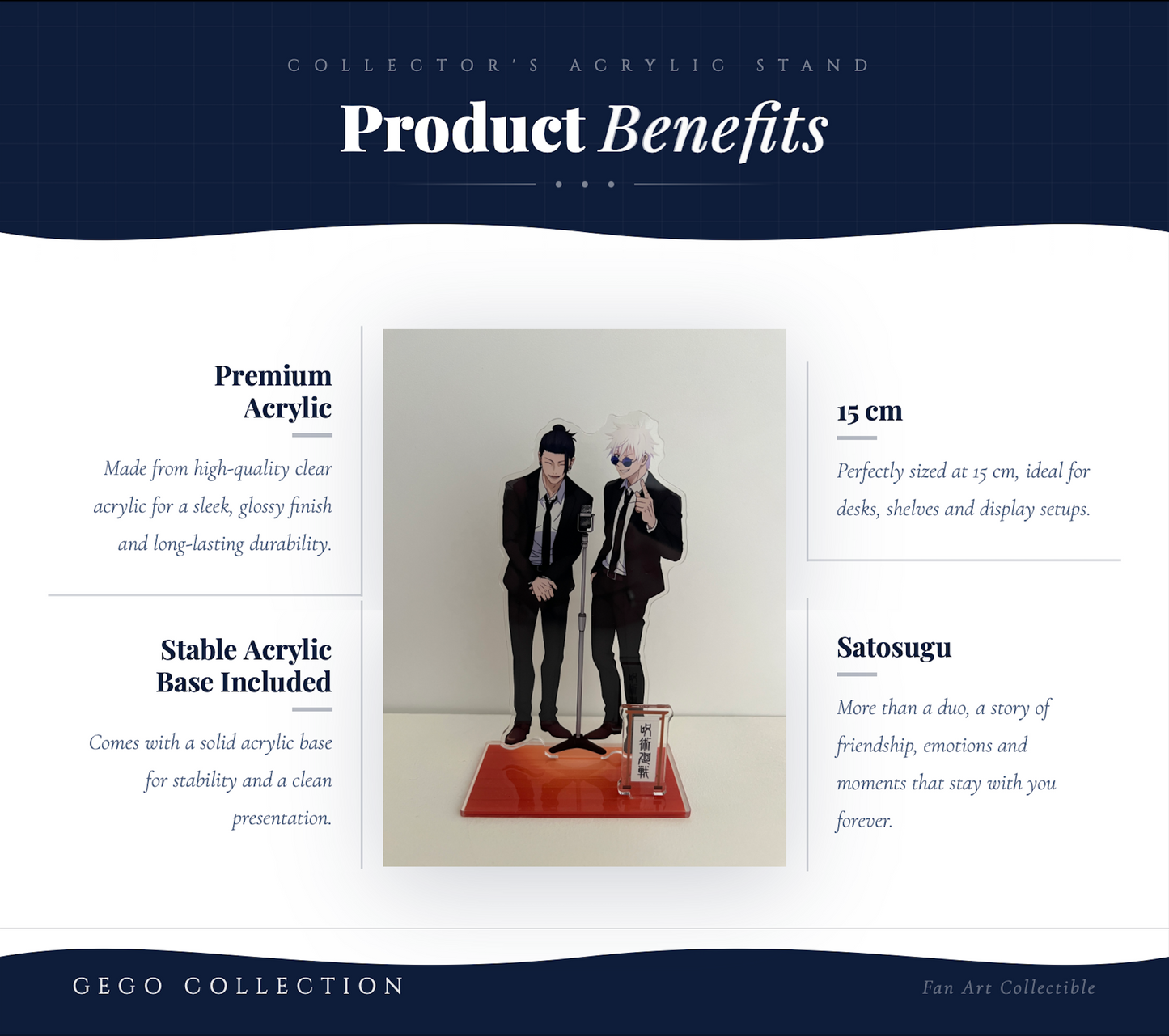 Satosugu Acrylic Duo Stand
